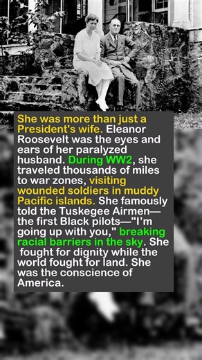 The First Lady Who Inspected Battlefields While Bombs Fell Nearby 🕊️ #history