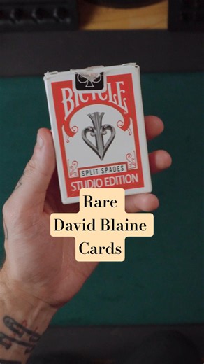 To see how I got these cards, Check out the full video ✌🏻♠️ #playingcards #rarecards #davidblaine