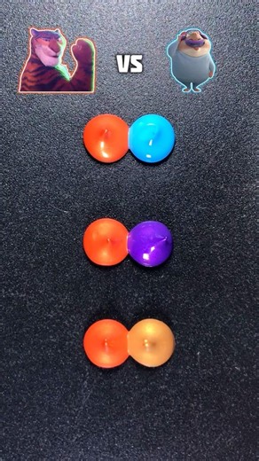 Zootopia Tiger Dancer mixed with other animals #zootopia2 #colormixing #satisfying