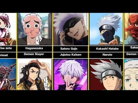 Anime characters being unmasked || Anime characters without their mask