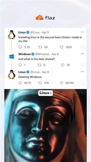 Flaz.id on Instagram: "Kalo Kalian tim Linux atau Windows?🤔 Debat boleh, tapi inget satu hal kalau server lemot, dua-duanya ngeselin. Kode udah rapi, logic udah niat, jangan tumbang cuma gara-gara hosting abal-abal. 👉 Pindah ke server yang beneran siap tempur pakai www.flaz.id. Biar yang error cuma bug, bukan server lo🔥 ref : maestro.de.programacion #flaz #linux #windows #anakit #developerlife #server #hosting #vps"