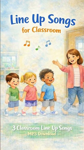 Line Up Song for Preschool | Classroom Transition Song for Kids