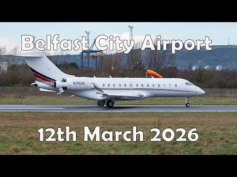 Bombardier Global 5000 - Gulfstream G650ER and Airbus A321-251NX(LR) @ Belfast City Airport (BHD)