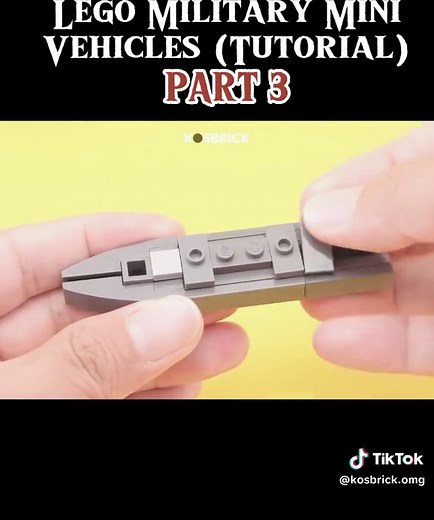 Lego Military Mini Vehicles - Part 9 (Tutorial) 3