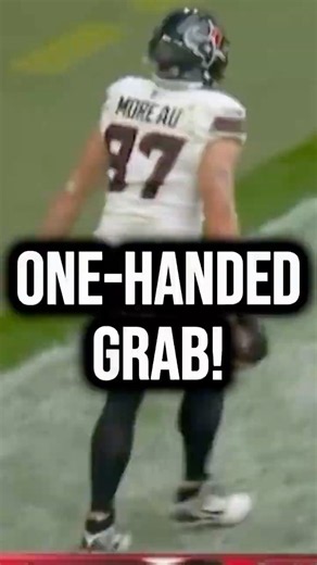 Foster Moreau Makes UNREAL ONE-HANDED GRAB For Texans TD | Texans vs. Jaguars #shorts #texans #nfl