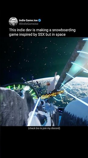 This snowboarding game sends you racing to the death in outer space