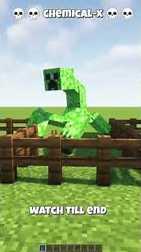 Minecraft Chemical X 😁👿 #minecraft #minecraftshorts #minecraftrealistic #viralvideo
