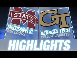 Mississippi State vs Georgia Tech | 2014 ACC Football Highlights