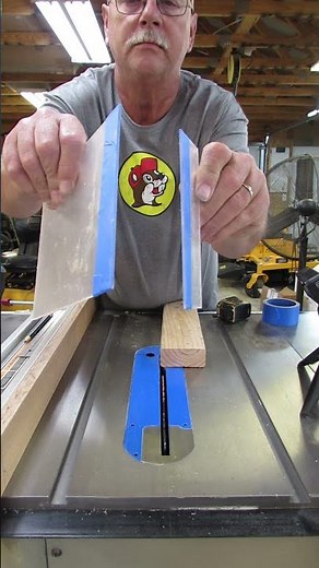 How I cut Plexiglass on a table saw #shorts