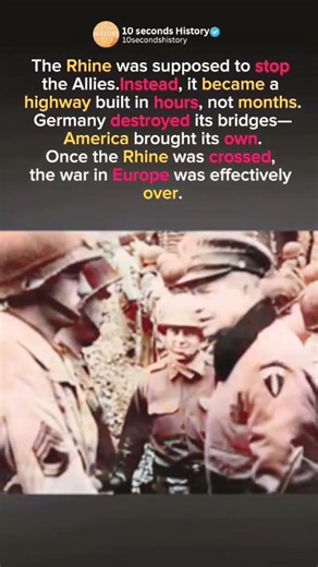 Germany destroyed its bridges—America brought its own.#shorts