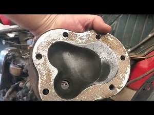 1932 Harley Davidson B Model Cylinder Head Removal