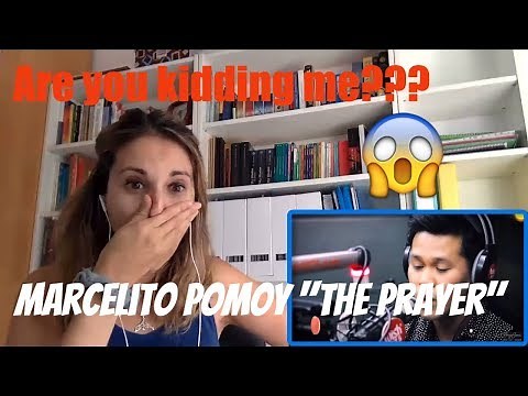 Marcelito Pomoy singing "The Prayer" Reaction Video