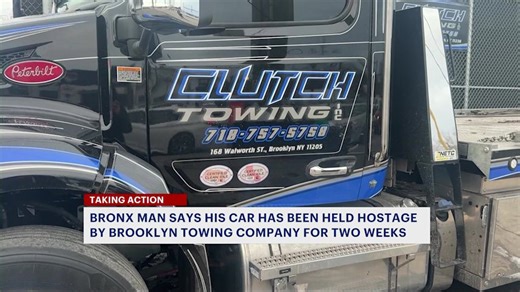 Bronx man says car has been held hostage by Brooklyn towing company for over two weeks