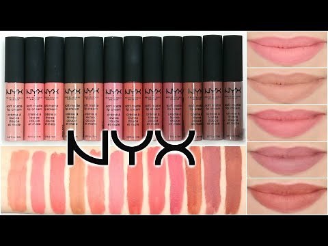 NYX Soft Matte Lip Cream Lip Swatches & Review || Beauty with Emily Fox