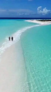 1.2M views · 2.5K reactions | You can walk in the middle of 2 ocean waters. It is a famous Cayo de Agua island in Los Roques National Park | Organizacion Bluewater | Facebook