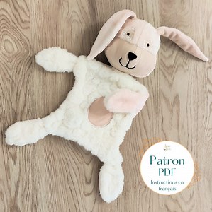 Lupine the Rabbit Sewing Pattern Step-by-step Instructions in French to Create a Rabbit Cuddly Toy - Etsy