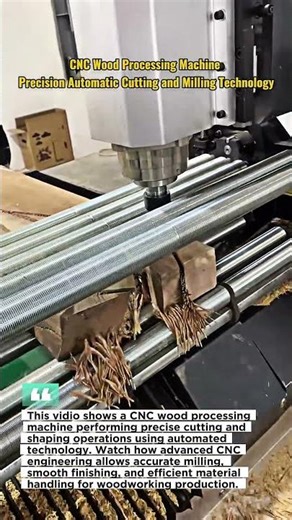 CNC Wood Processing Machine | Precision Automatic Cutting and Milling Technology