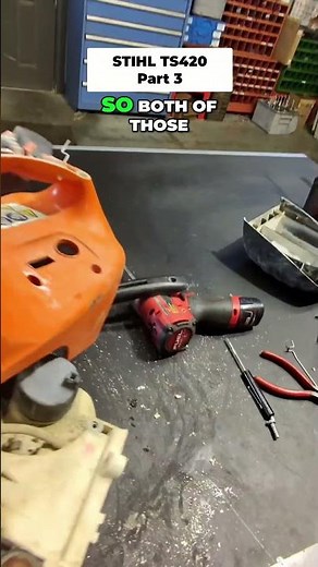 STIHL TS420 General Service: Step-By-Step Professional Repair Part 3