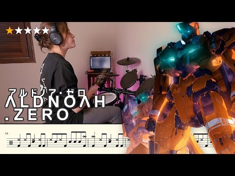 Aldnoah Zero ED 2「aLIEz | Sawano Hiroyuki[nZk]:mizuki」- Drum Cover x Sheet