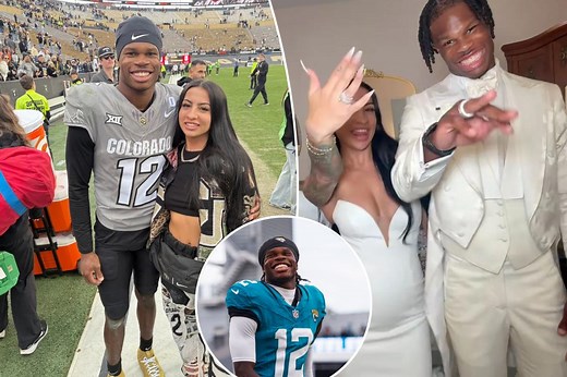 Jaguars rookie Travis Hunter, wife welcome birth of first child together