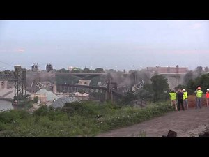 Cleveland's Inner Belt Bridge goes down in explosion