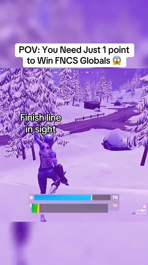 Insane Fortnite FNCS Run: 1 Point to Win