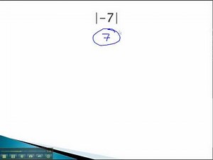Add and Subtract Integers - Integers and Absolute Value