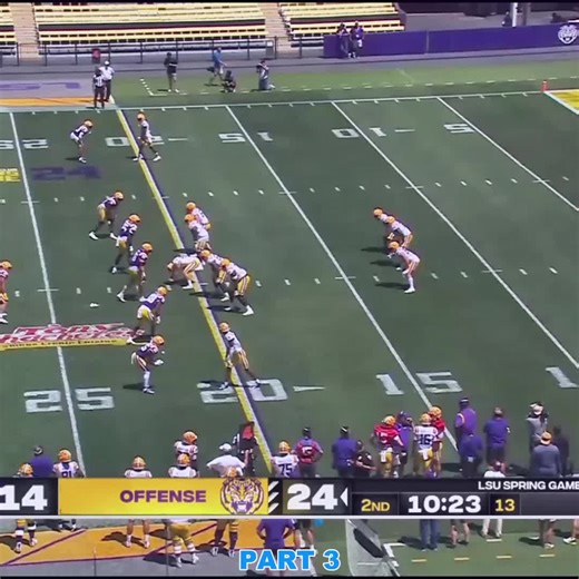 LSU Football Spring Game 2024 Highlights | College Football Highlights #LSUFootball #SpringGameHighlights #CollegeFootballHighlights #fyp #viralvideo