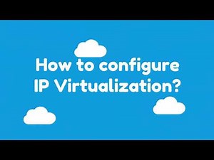 IP Virtulization from vCloudPoint vMatrix Server Manager
