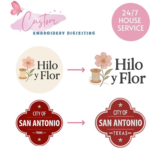 Custom Logo Embroidery Digitizing, Embroidery Digitizing Service, Logo Digitizing, Image Digitizing Embroidery, Custom Digitize Gifts - Etsy