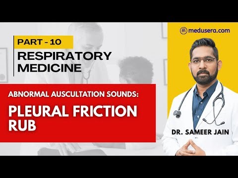 Pleural Friction Rub on #auscultation || Part 11 - Respiratory Medicine for #nursingstudent
