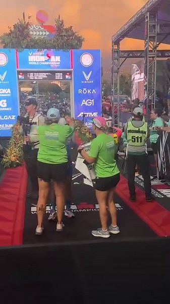 What a day in Kona!! Grateful to get to this iconic finish line today, incredibly inspired after racing with only women for the first time in Ironman World Champs history, and ready for my Mai Tai on the beach 😂 | Camila Orti