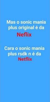 Como instalar sonic mania plus é jogar ele ;-; (mandando passos em descrição)