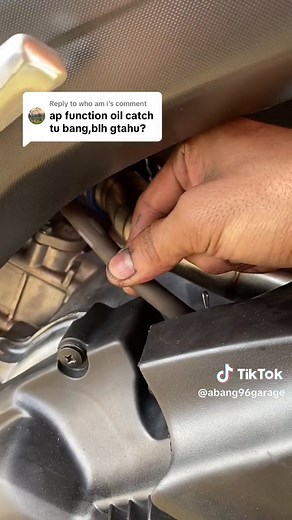 Replying to @who am i oil catch tank