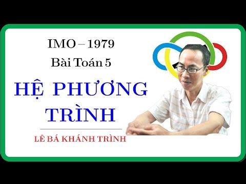 Thinking to Solve Systems of Equations IMO 1979 | Beautiful Algebraic Solution to Problem B2