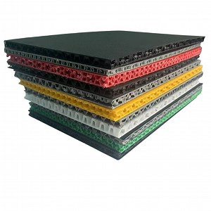 [Hot Item] Custom Made Grey Black 7 mm Polypropylene PP Honeycomb Sandwich Construction Board