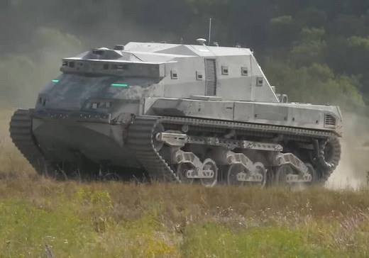 DARPA unleashes 20-foot autonomous robo-tank with glowing green eyes