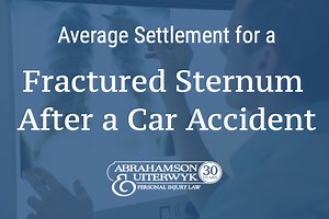 See Average Compensation for Fractured Sternum Car Accidents - Settlement Amounts & Payouts - Recent Broken Sternum Car Accident Settlements in Florida