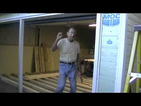 Garage Shop Conversion, Part 6 (Removing Garage Door & Build a Wall).mov