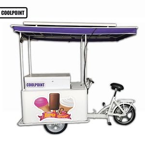 [Hot Item] Bd/Bc-208 Solar Chest Frezzer Ice Cream Bike Tricycle with Solar System Solaire Refrigeratuer Freezer