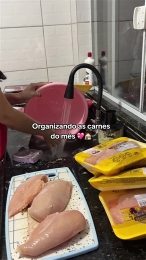 Organizando as Carnes do Mês para Trabalho CLT
