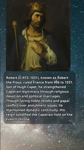 Robert II – The Pious Capetian King #history #kings