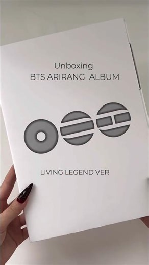 BTS ARIRANG Album💜😍 Unboxing📦 #btsmerchandise #btsarirang #bts #shots #kpopmerch