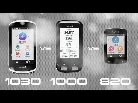Garmin Edge 1030 vs 1000 vs 820