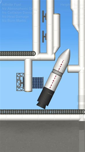 Top 1 sfs rocket design 🚀#sfs #spaceflightsimulator #spacesuccess #spacexstarship