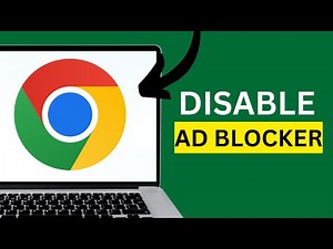 HOW TO DISABLE ADBLOCK ON GOOGLE CHROME