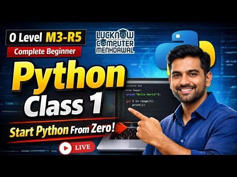O level Python Part-2 || O level M3-R5 march 2026 classes #olevel #ccc #python