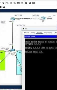1.Testing End device is not access Internet | CISCO Packet Tracer lab