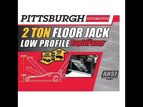 Pittsburgh/Harbor Freight 2 Ton Low Profile/Long Reach Floor Jack