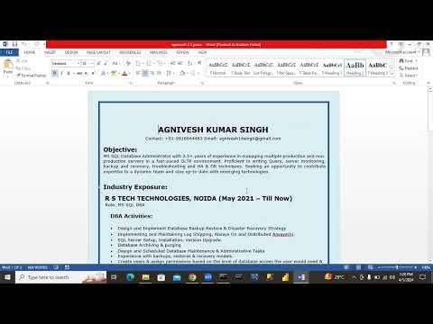 Live: MS SQL Server DBA Interview L1 Round - CAN02